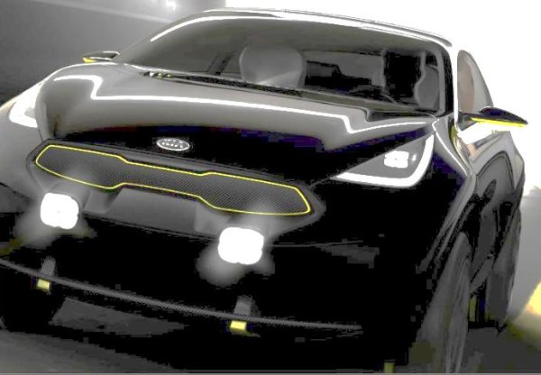 An Altered Front End Teaser Of The Kia B-Segment Concept | Torque News